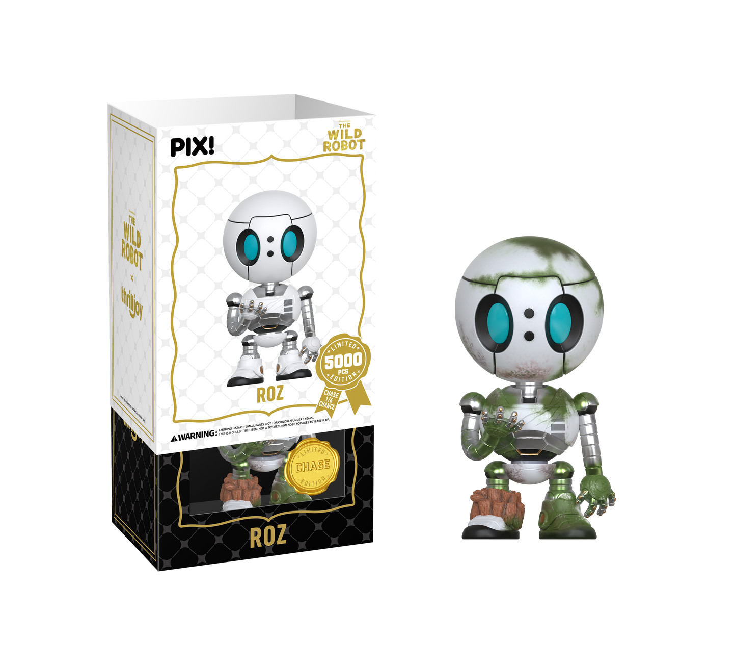 ThrillJoy - PIX! - The Wild Robot - Roz - Vinyl Figure