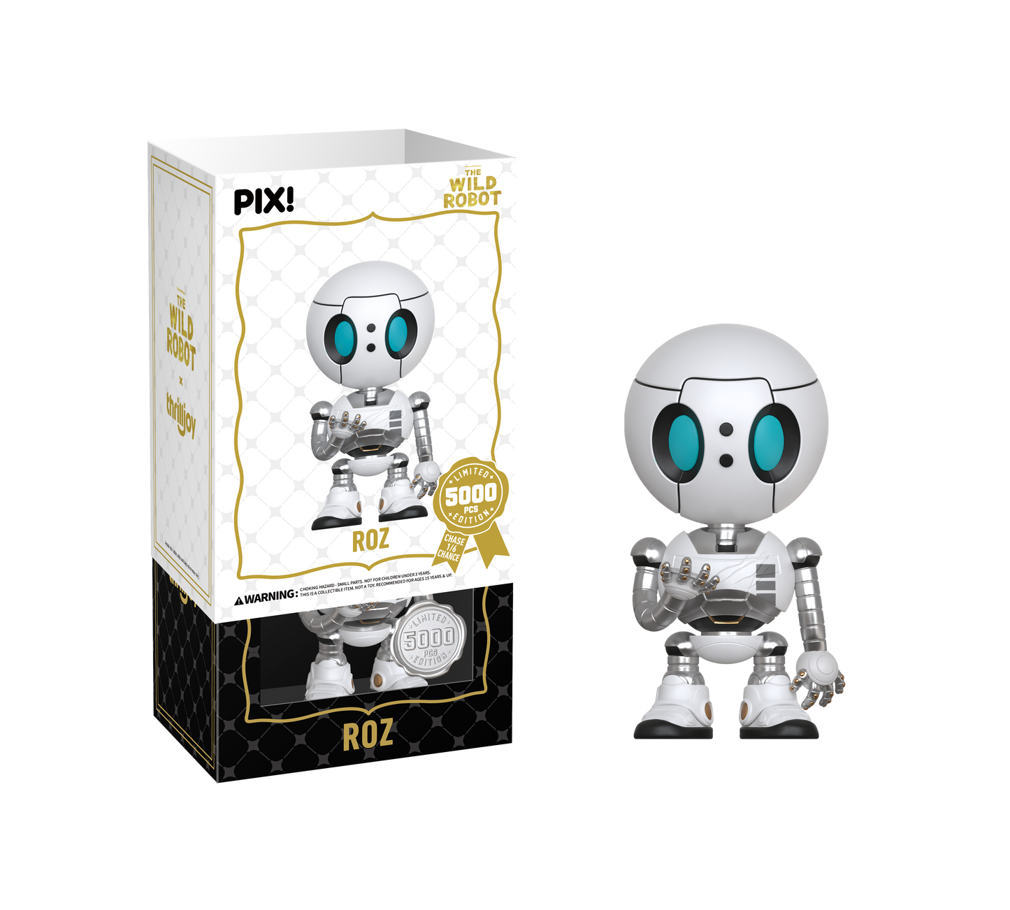 ThrillJoy - PIX! - The Wild Robot - Roz - Vinyl Figure