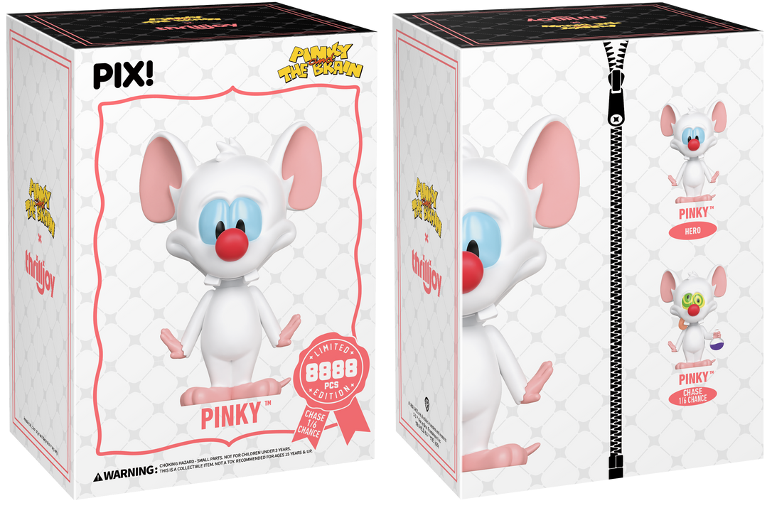 ThrillJoy - PIX! - Pinky and the Brain - Pinky: Dazed & Confused - Vinyl Figure