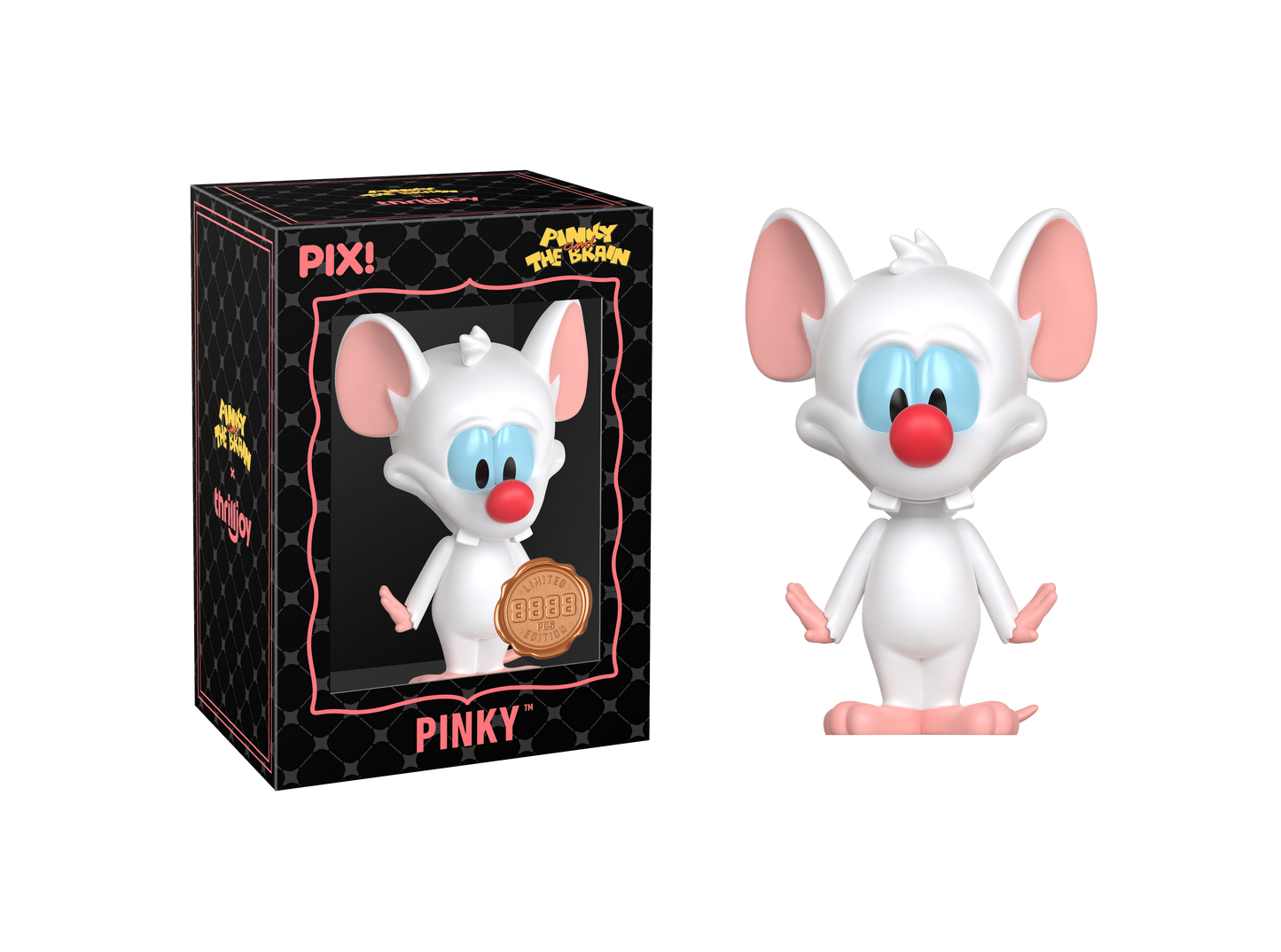 ThrillJoy - PIX! - Pinky and the Brain - Pinky: Dazed & Confused - Vinyl Figure
