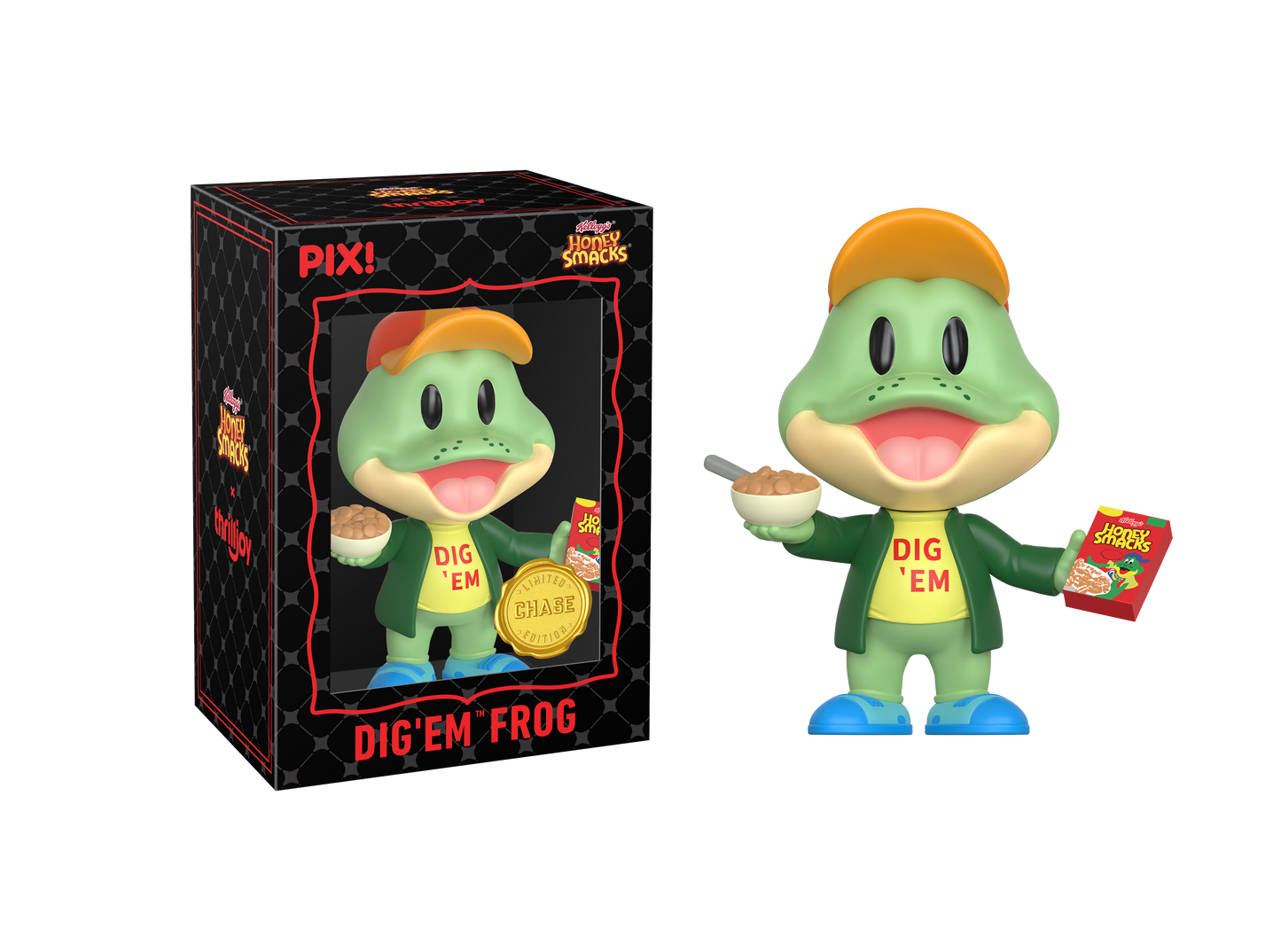 ThrillJoy - PIX! - Honey Smacks - Dig Em' Frog - Vinyl Figure