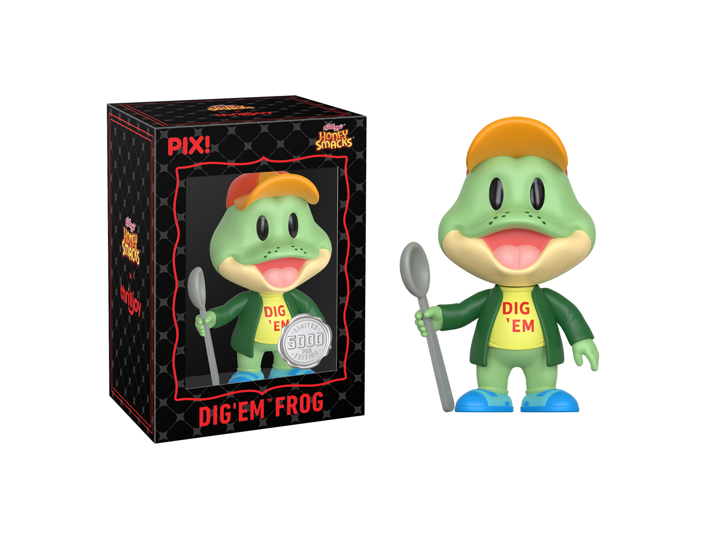 ThrillJoy - PIX! - Honey Smacks - Dig Em' Frog - Vinyl Figure