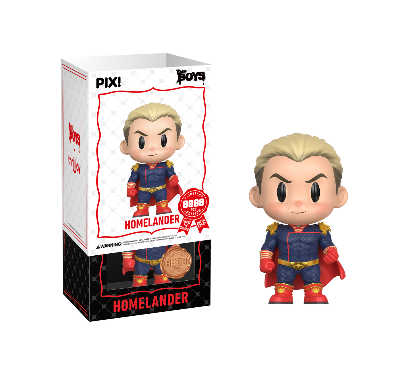 ThrillJoy - PIX! - The Boys - Homelander: The World's Greatest Superhero - Blind Boxes