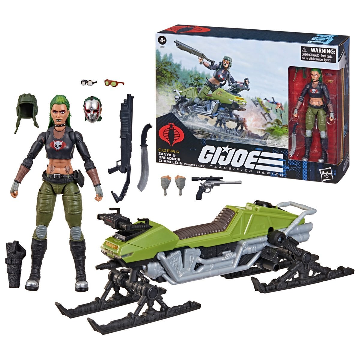 G.I. Joe - Classified Series - Zanya and Dreadnok Chameleon - #194 (Swamp Skier)