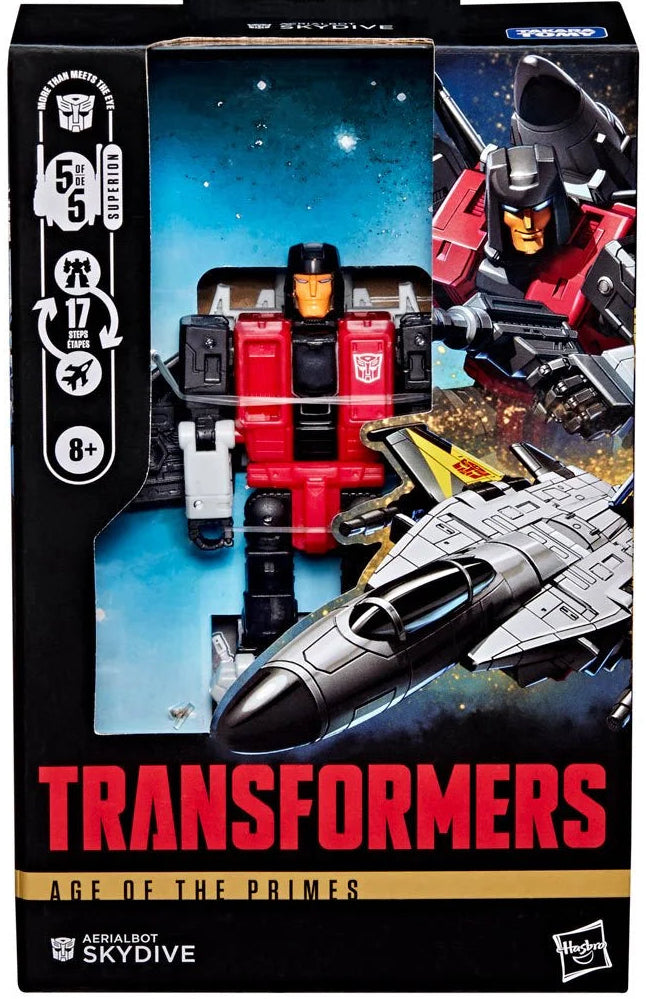 Transformers - Age of the Primes Deluxe Class Aerialbot Skydive