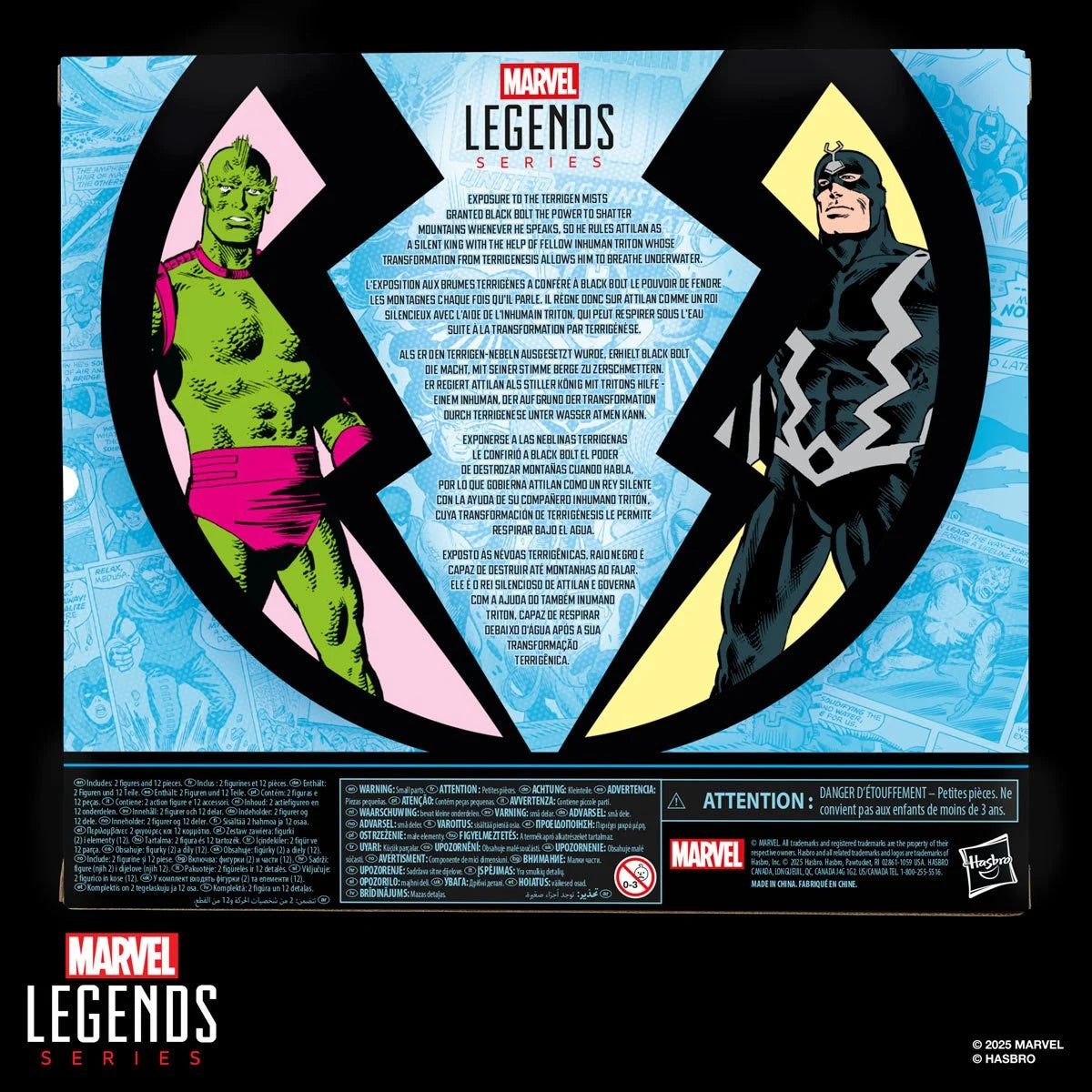 Marvel Legends - Inhuman - Black Bolt & Marvel's Triton 2 PK