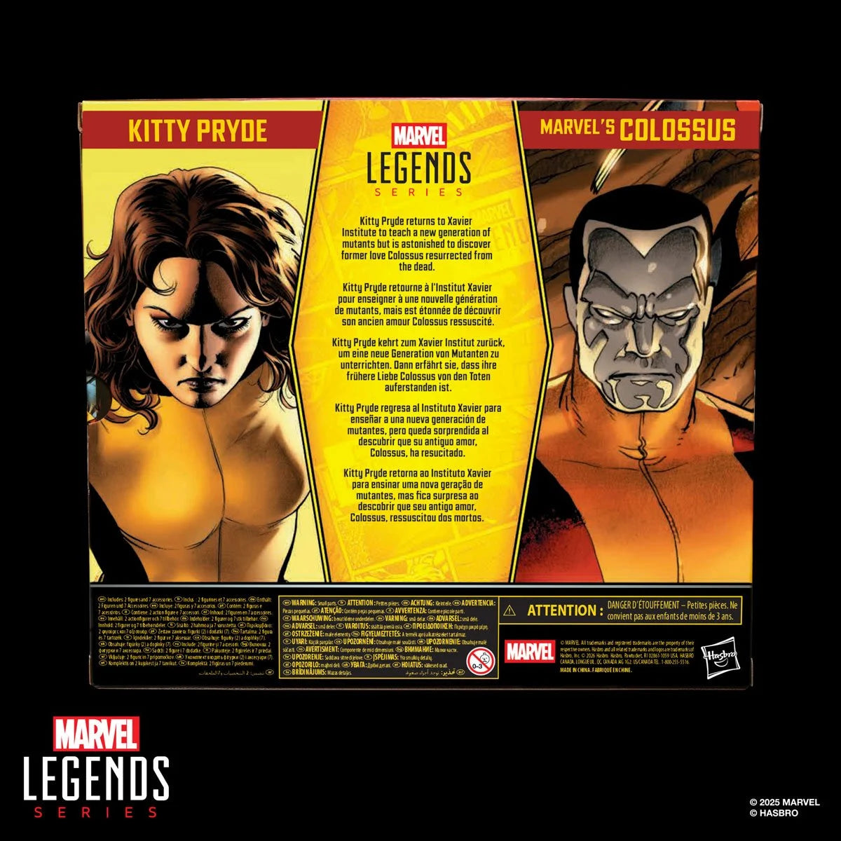 Marvel Legends - X-Men - Kitty Pryde and Colossus - 6 Inch Action Figure 2 Pack