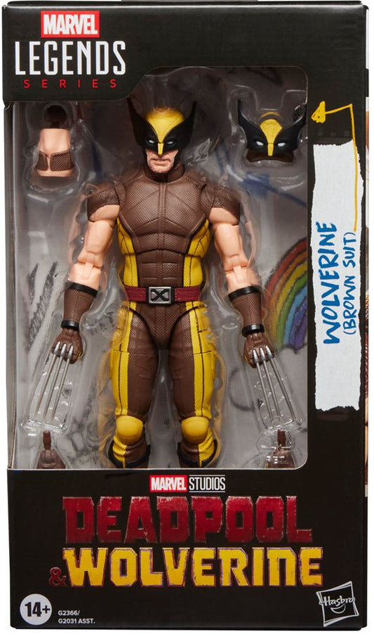 Marvel Legends - Deadpool & Wolverine - Wolverine (Brown Suit) - 6 inch Action Figure