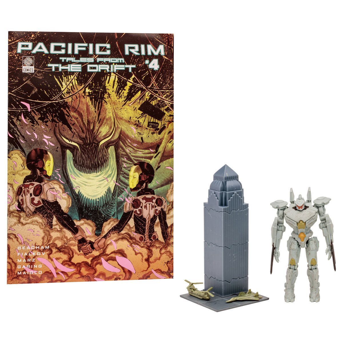 Pacific Rim Jaeger Wave 1 Striker Eureka 4-Inch Scale Action Figure with Comic Book