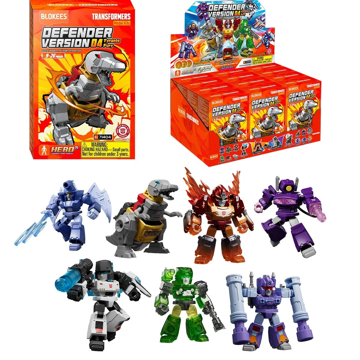 Blokees - Transformers -  Defender Version 04 - Tyrants Fury - Case of 12