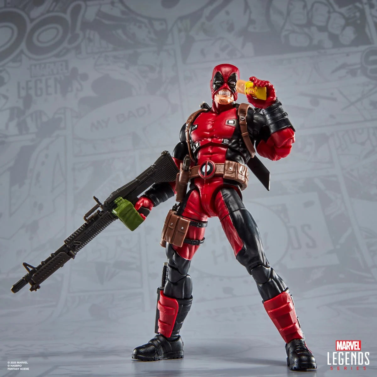 Marvel Legends -  Maximum Series -  Dead Pool and Drop -  6-Inch Action Figure