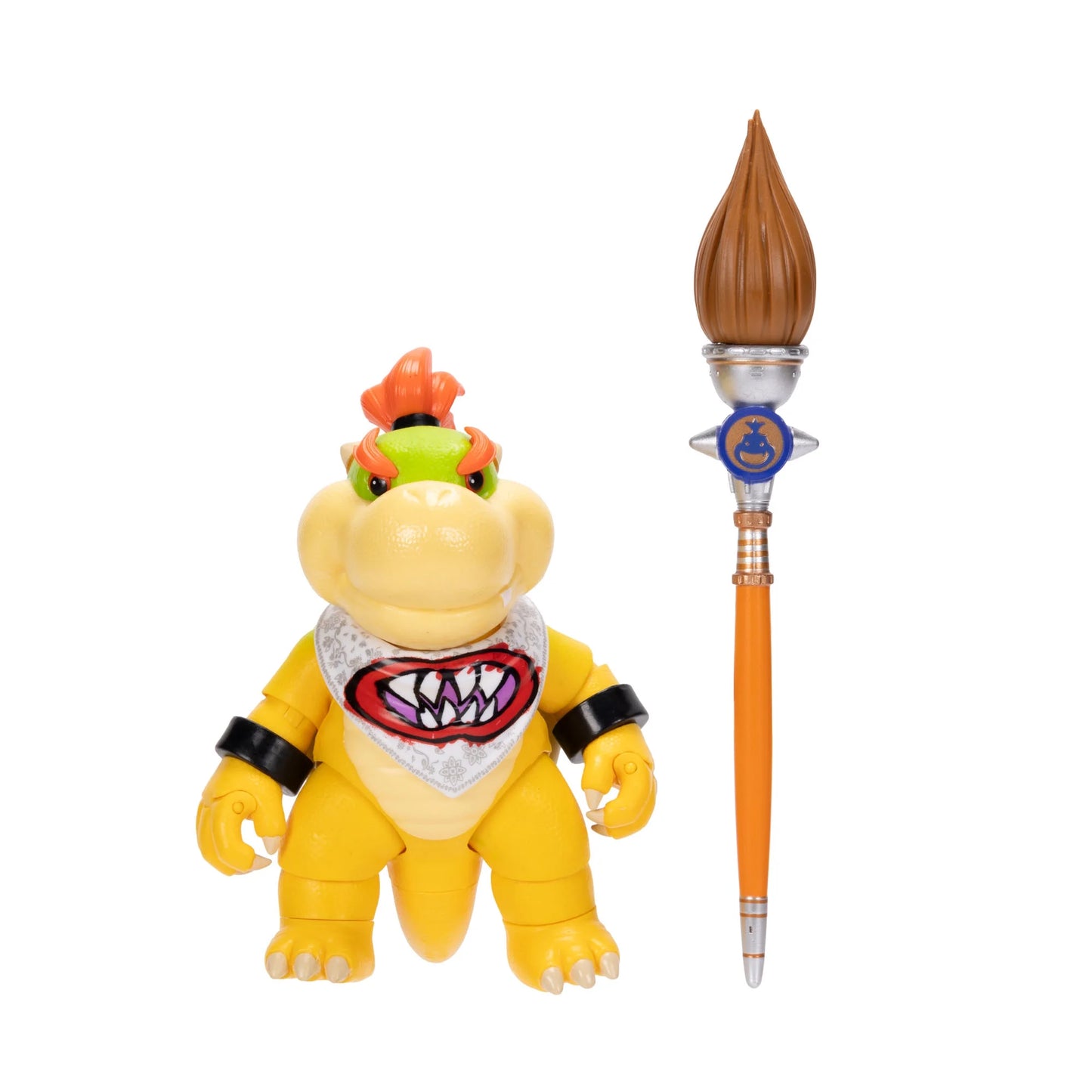 Jakks - The Super Mario Galaxy Movie - Bowser Jr. Figure with Paint Brush Accessory
