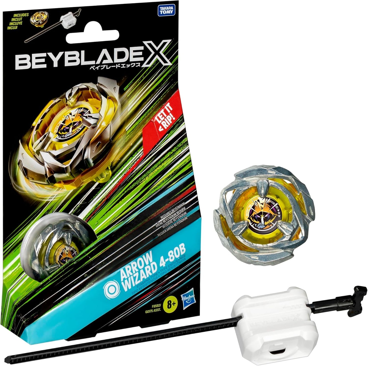Beybalde X - Arrow- Wizard 4-80B - Starter Pack Set