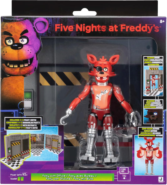 Jazwares -  Five Nights at Freddy's - Foxy (Classsic) with Office Set