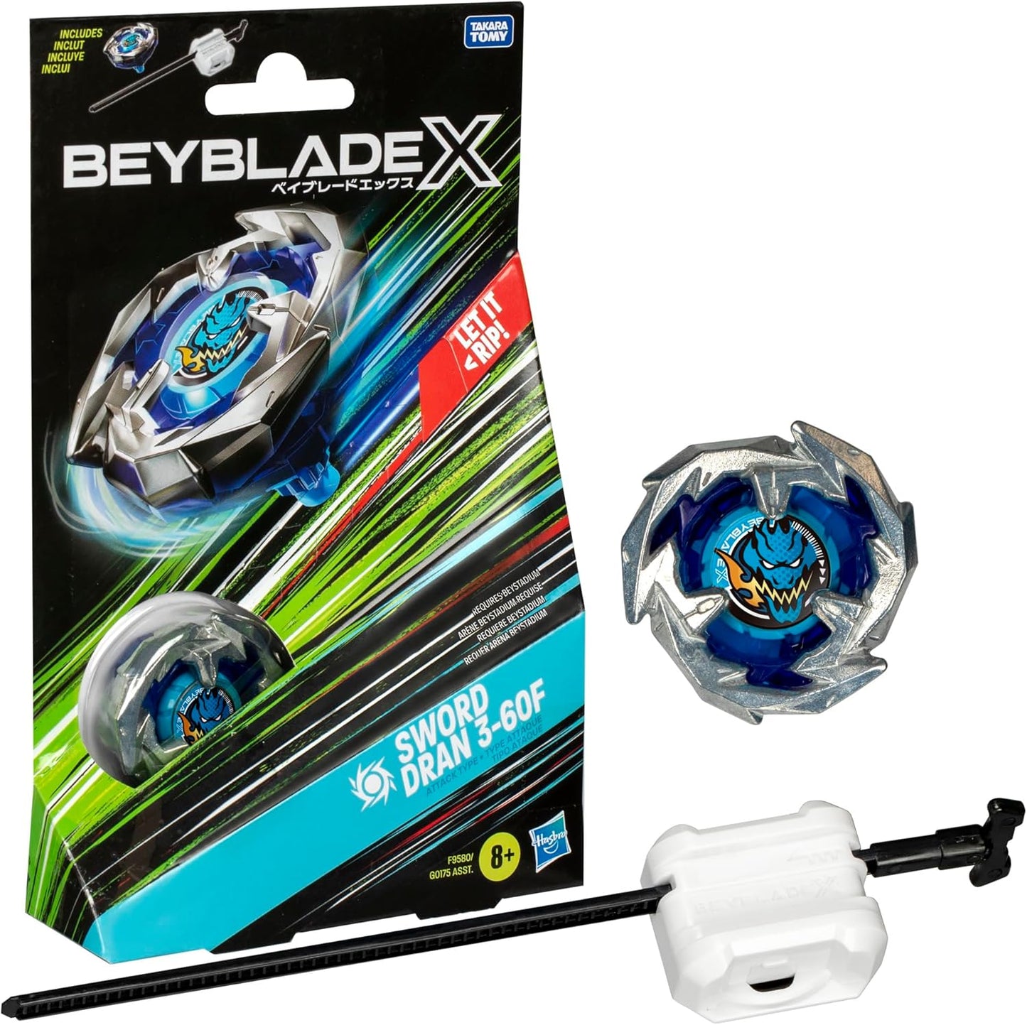 Beybalde X - Sword - Dran 3-60F - Starter Pack Set