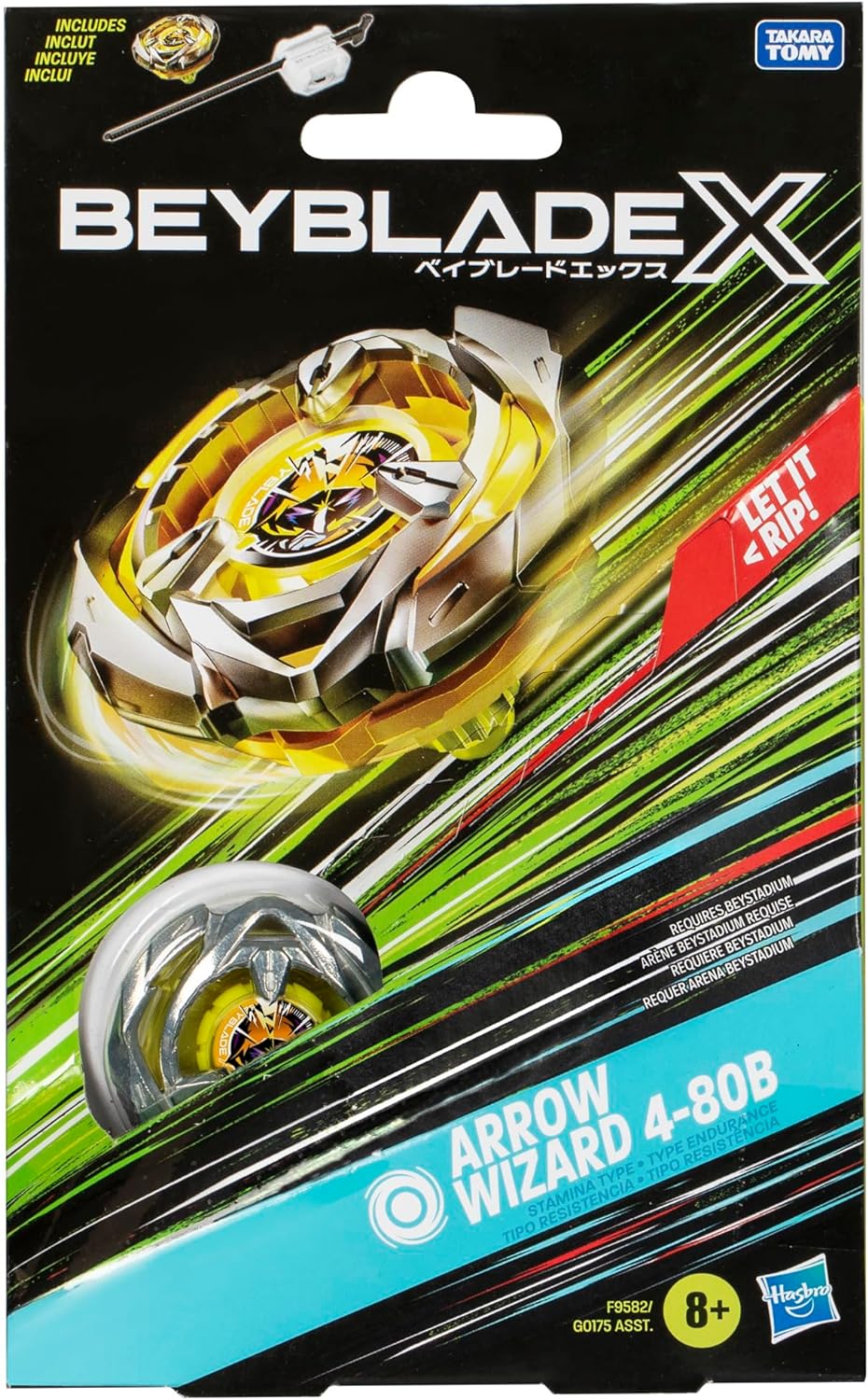 Beybalde X - Arrow- Wizard 4-80B - Starter Pack Set