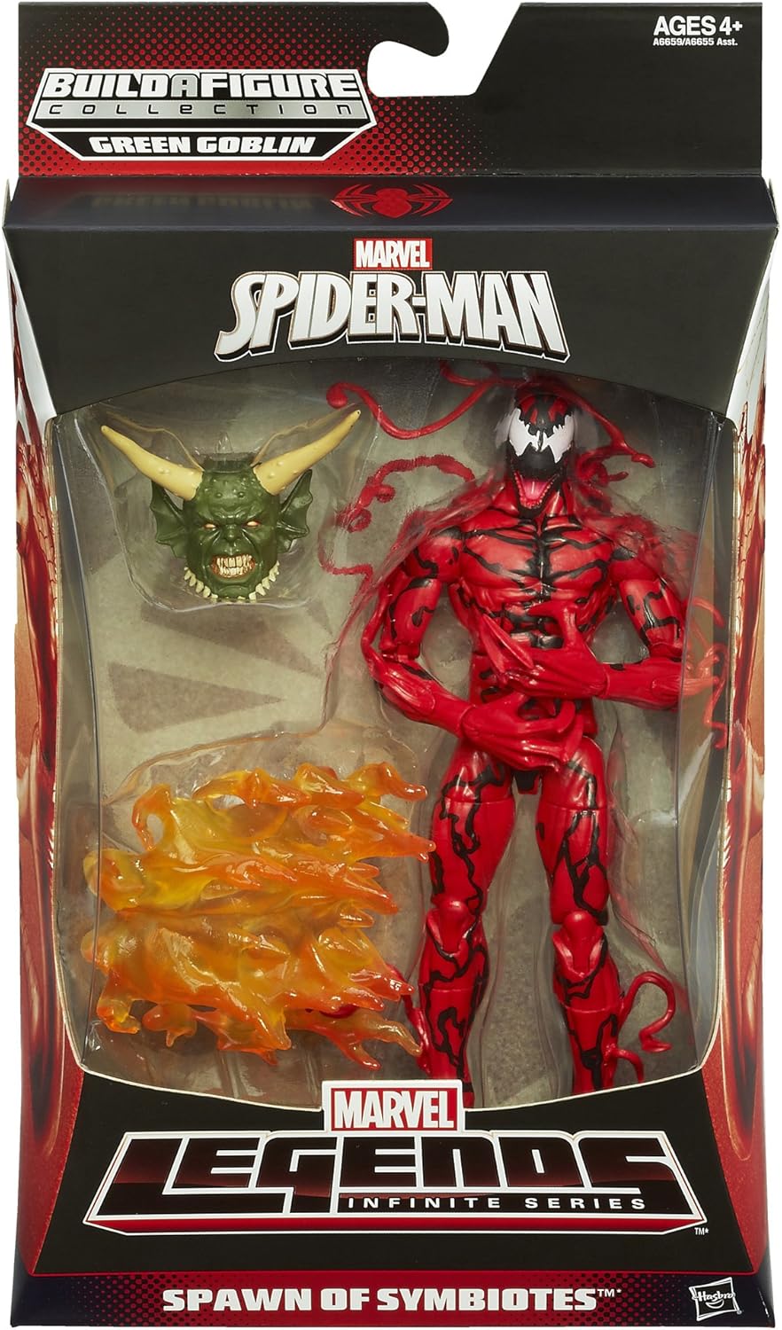Marvel Legends - Spider-Man Spawn of Symbiotes: Carnage - Green Gobline Build A Figure