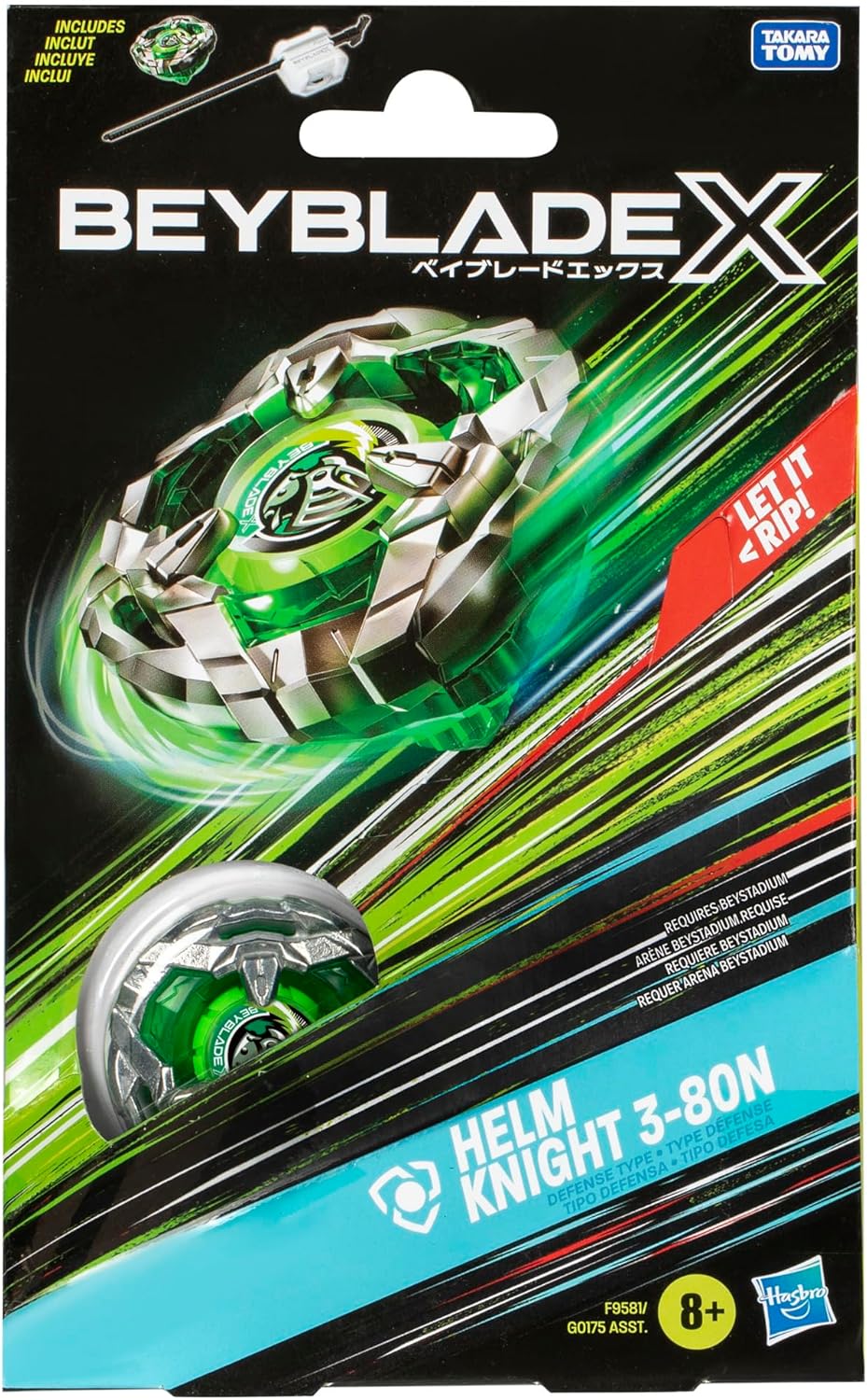 Beybalde X - Helm - Knight 3-80N - Starter Pack Set