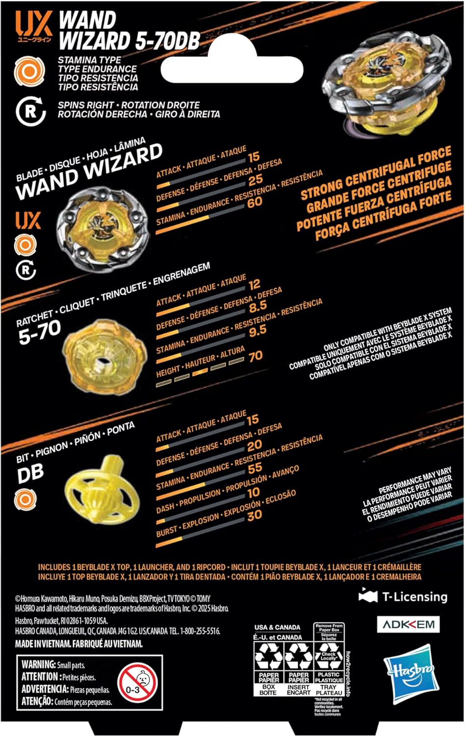 Beybalde X - Wand - Wizard 5-70DB - UX Starter Pack Set