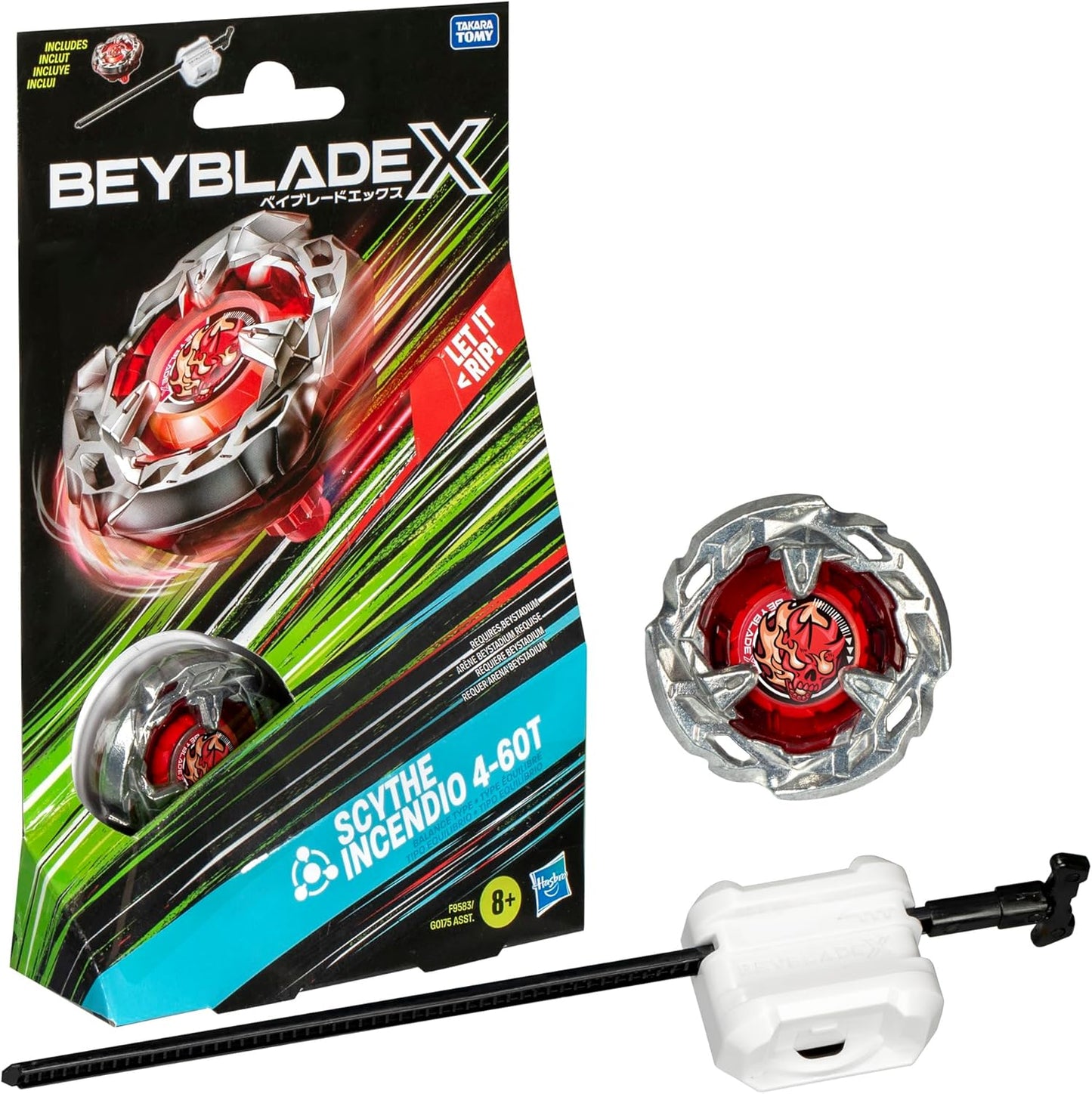 Beybalde X - Scythe - Incendio 4-60T - Starter Pack Set