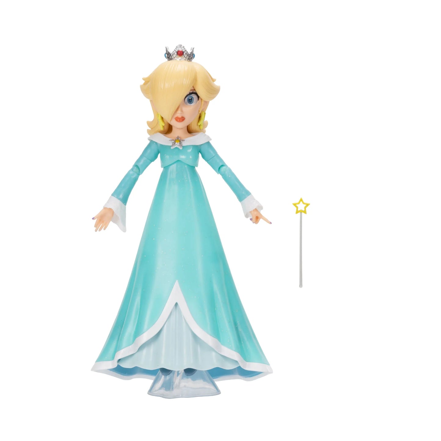 Jakks - The Super Mario Galaxy Movie - Rosalina Figure with Wand and Stand Accessories