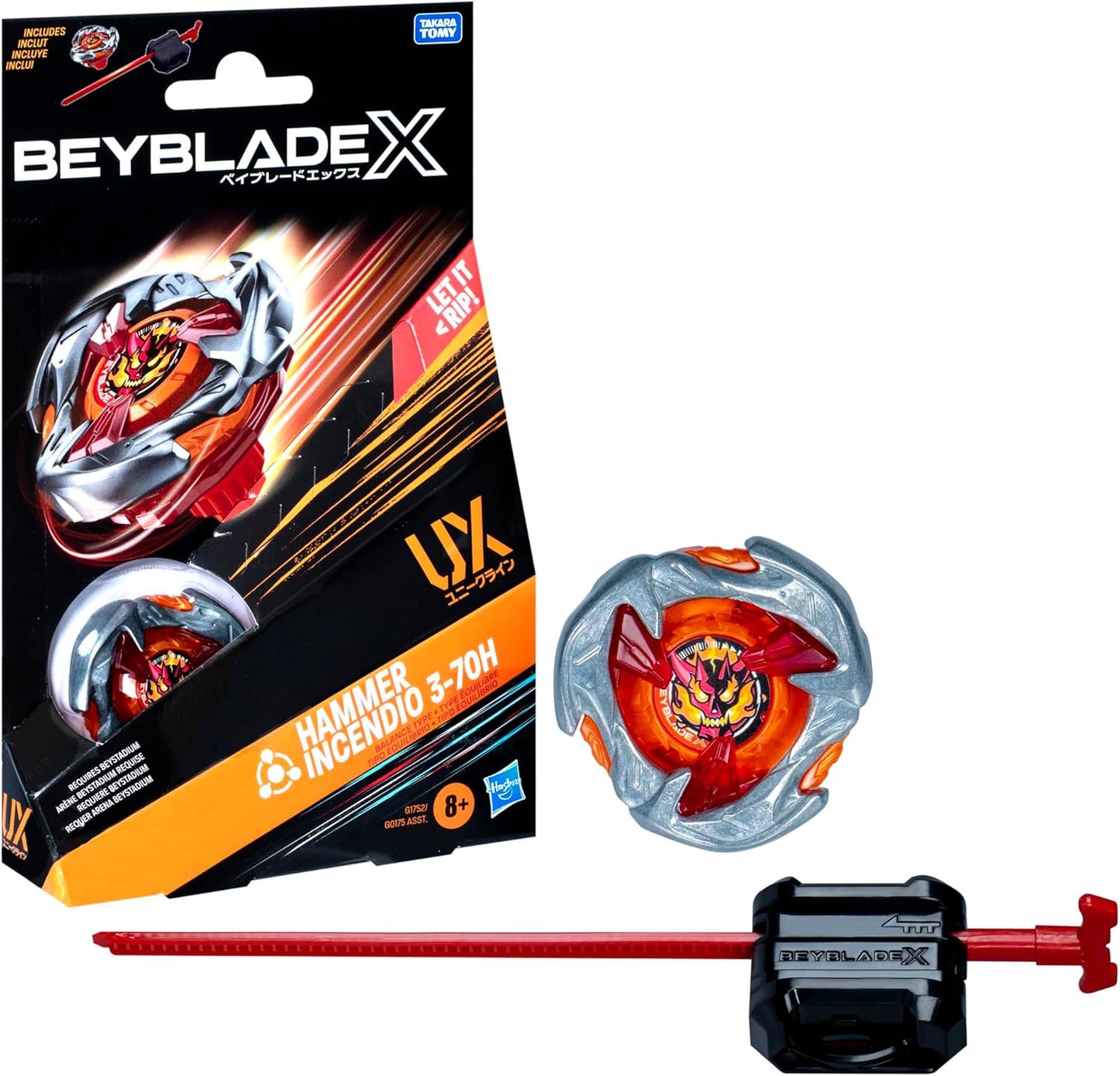 Beybalde X - Hammer - Incendio 3-70H - UX Starter Pack Set