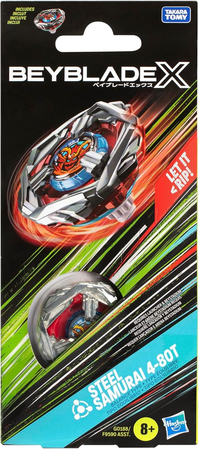 Beybalde X - Steel Samurai 4-80T - Booster Pack