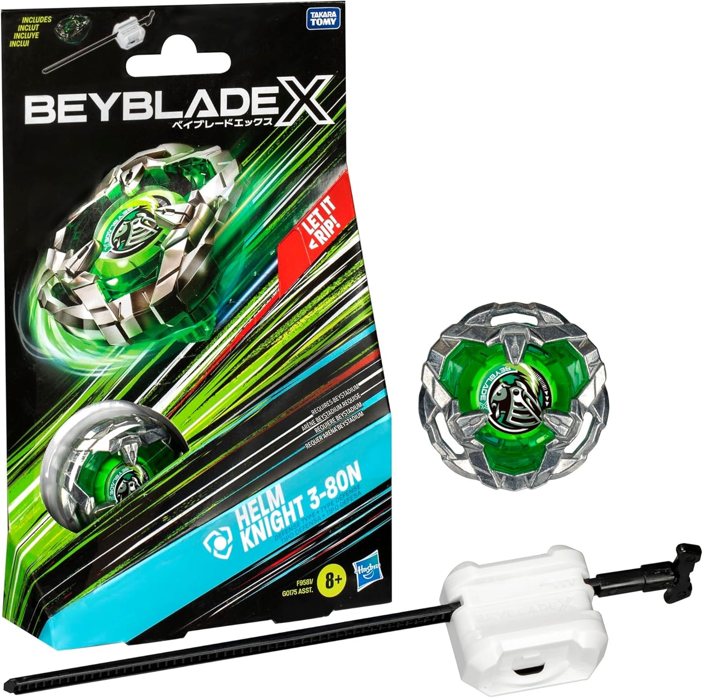 Beybalde X - Helm - Knight 3-80N - Starter Pack Set