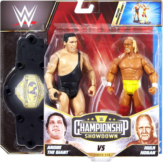 WWE Championship Showdown Series 10 Hulk Hogan vs Andre the Giant Action Figure 2-Pack