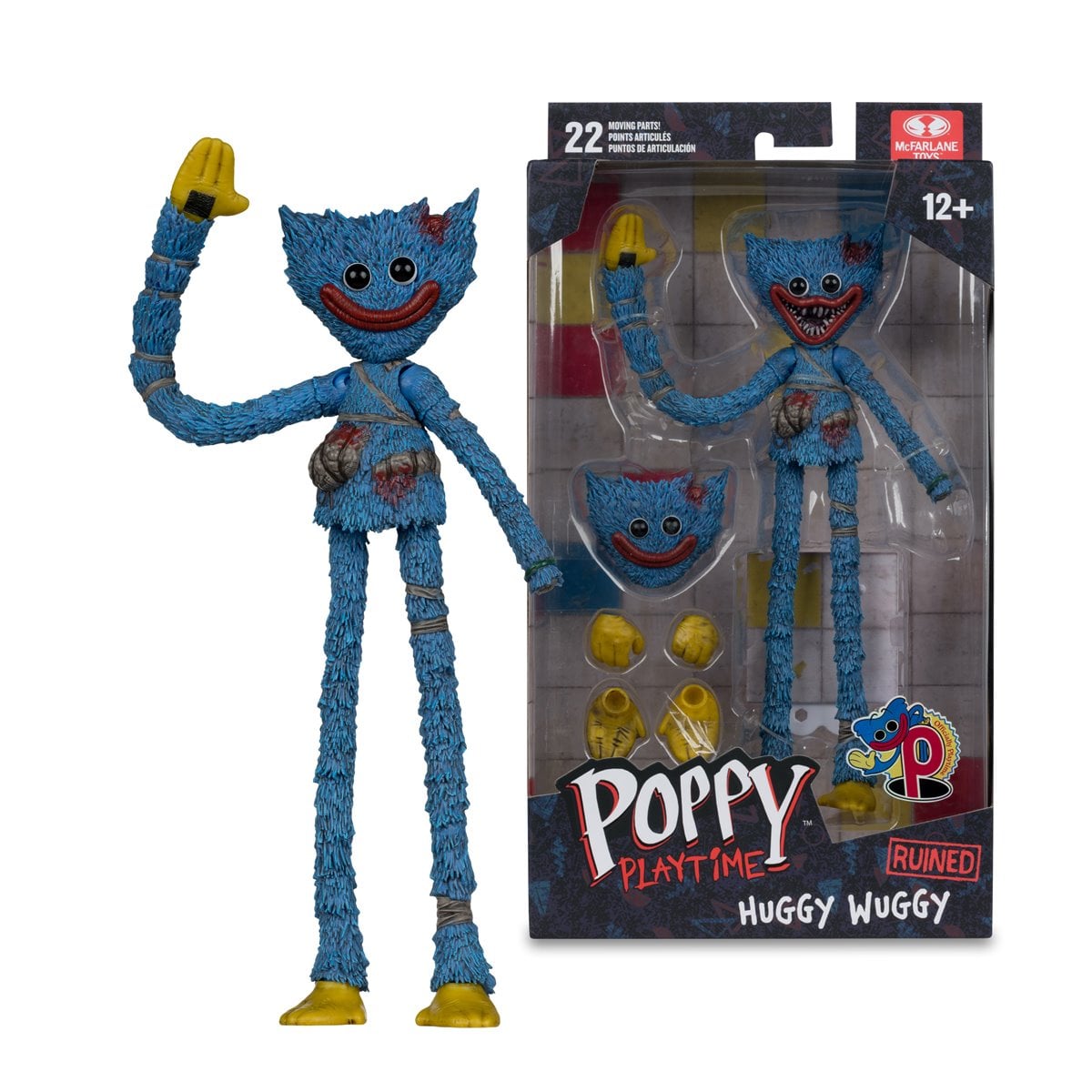 Mcfarlane - Poppy Playtime - Wave 1 - Huggy Wuggy (Ruined) - 7 inch Action Figure