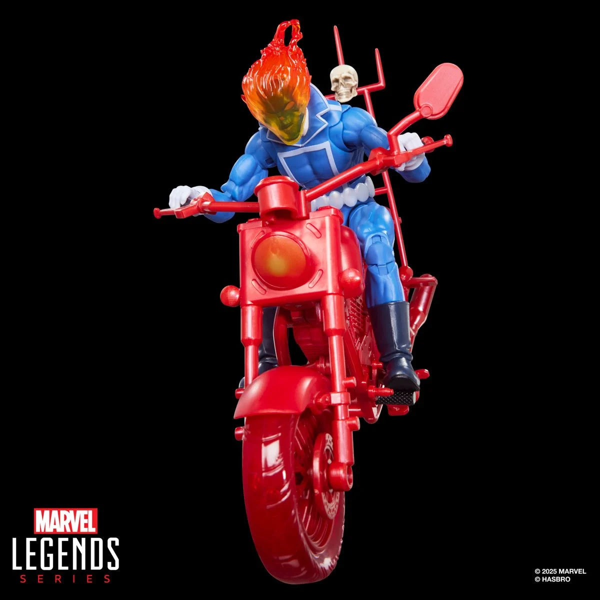 Marvel Legends - Ghost Rider - Johnny Blaze - 6 Inch Action Figure with Motorcycle