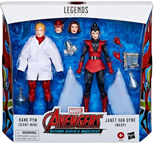 Marvel Legends - Avengers - Hank Pym (Giant Man) and Janet Van Dyne (Wasp - 2 Pack