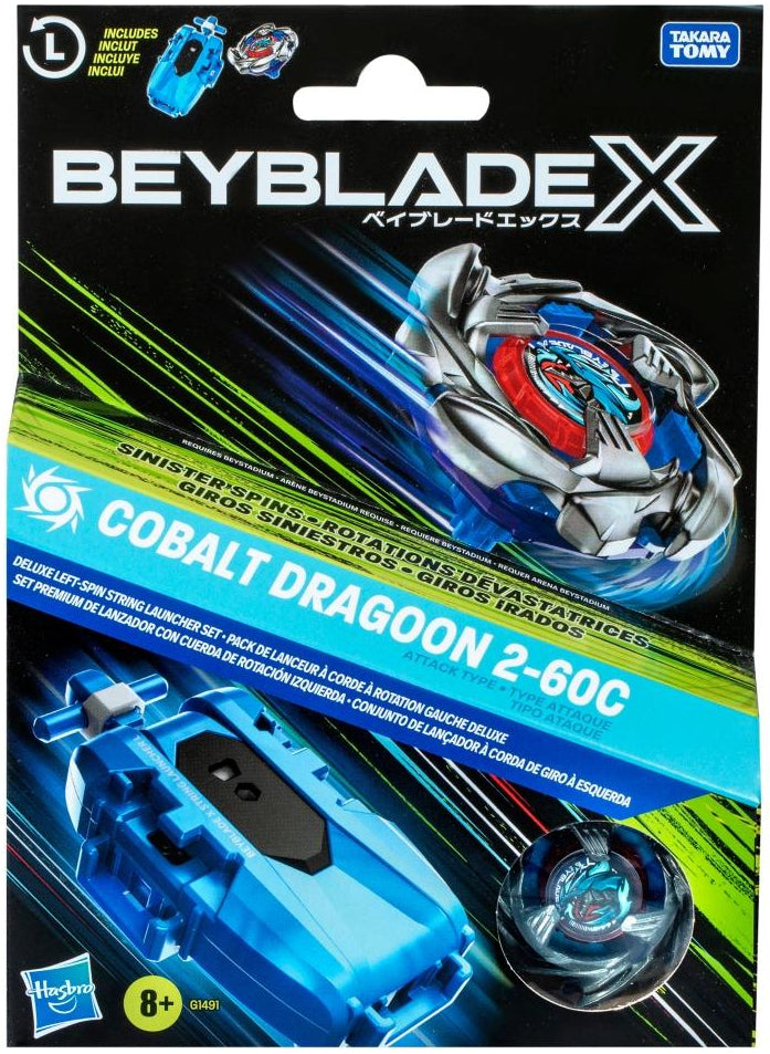 Beybalde X - Cobalt - Dragoon 2-60C - Launcher Set