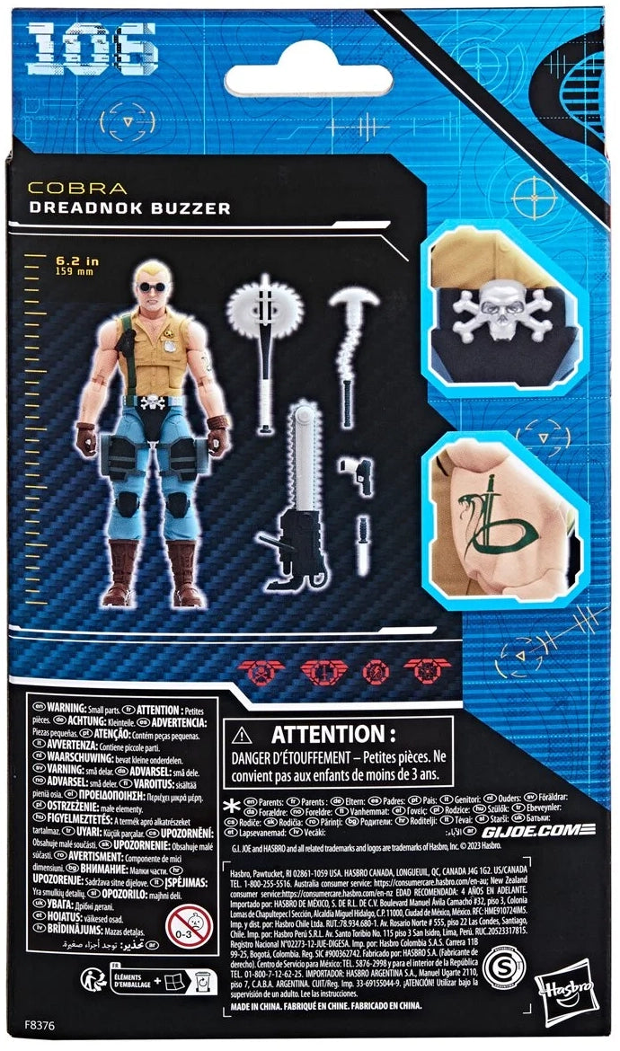 Pre-Order -G.I. Joe Classified Series Dreadnok Buzzer 6-Inch Action Figure