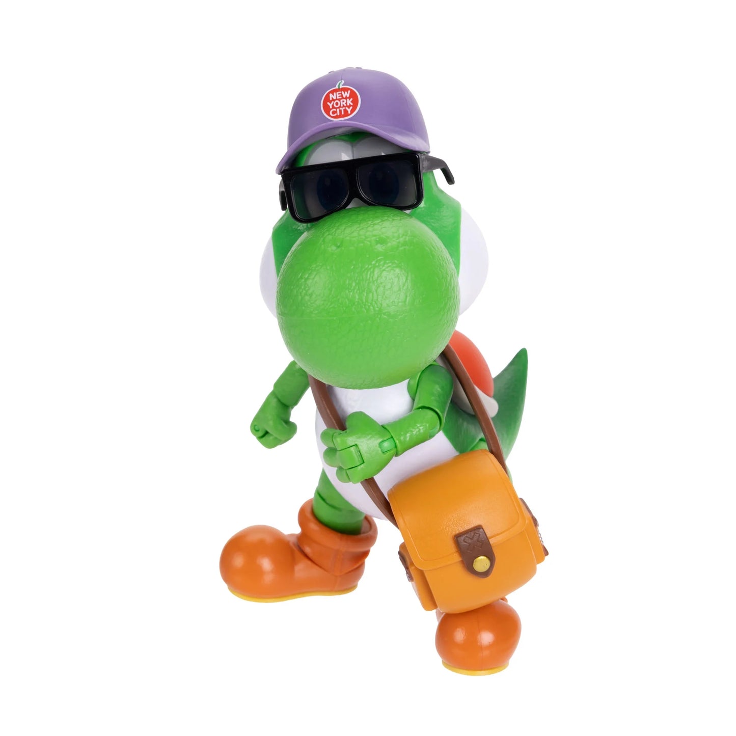 Jakks - The Super Mario Galaxy Movie -Yoshi figure with Hat, Sunglasses, and Satchel