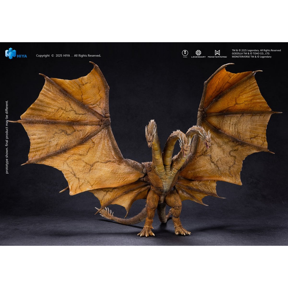 Hiya - King of the Monsters King Ghidorah 2.0 Exquisite Basic Series Action Figure