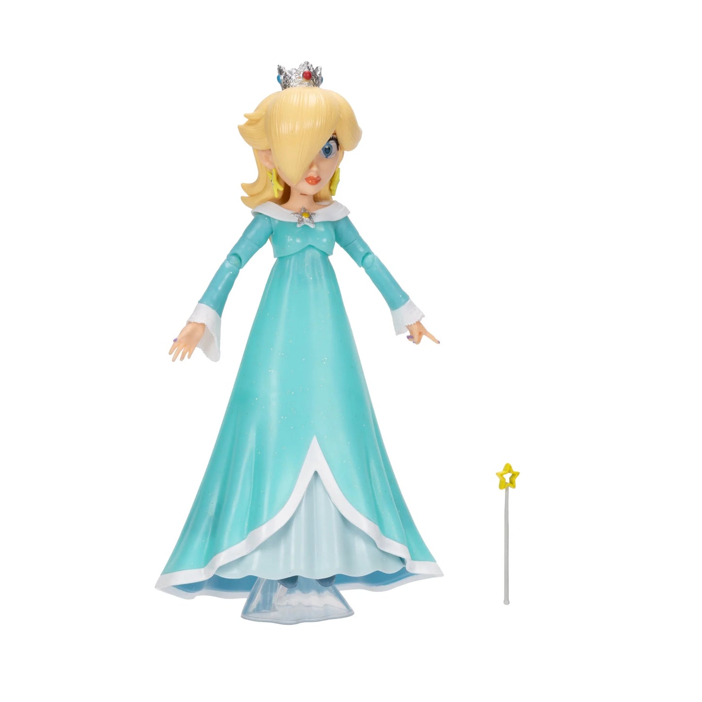 Jakks - The Super Mario Galaxy Movie - Rosalina Figure with Wand and Stand Accessories
