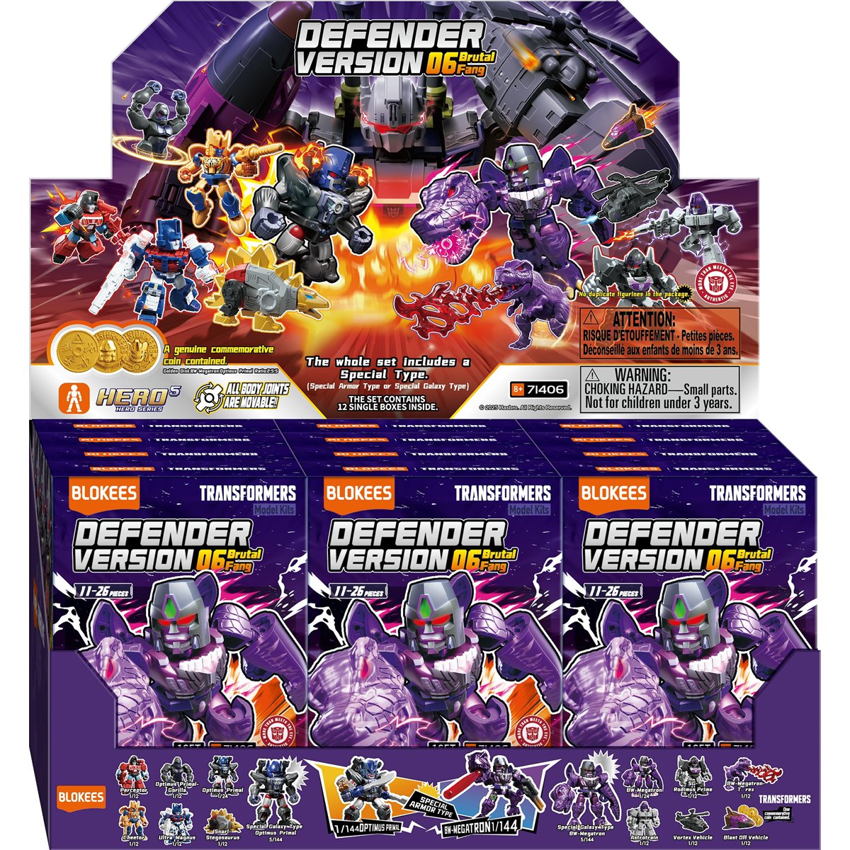 Blokees - Transformers -  Defender Version 06 - Brutal Fang