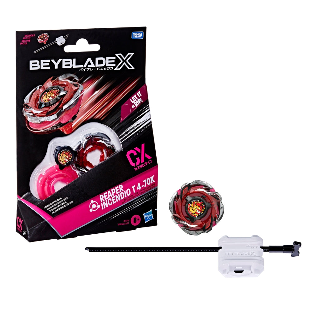 Beybalde X - Reaper - Incendio T 4-70K - CX Starter Pack Set