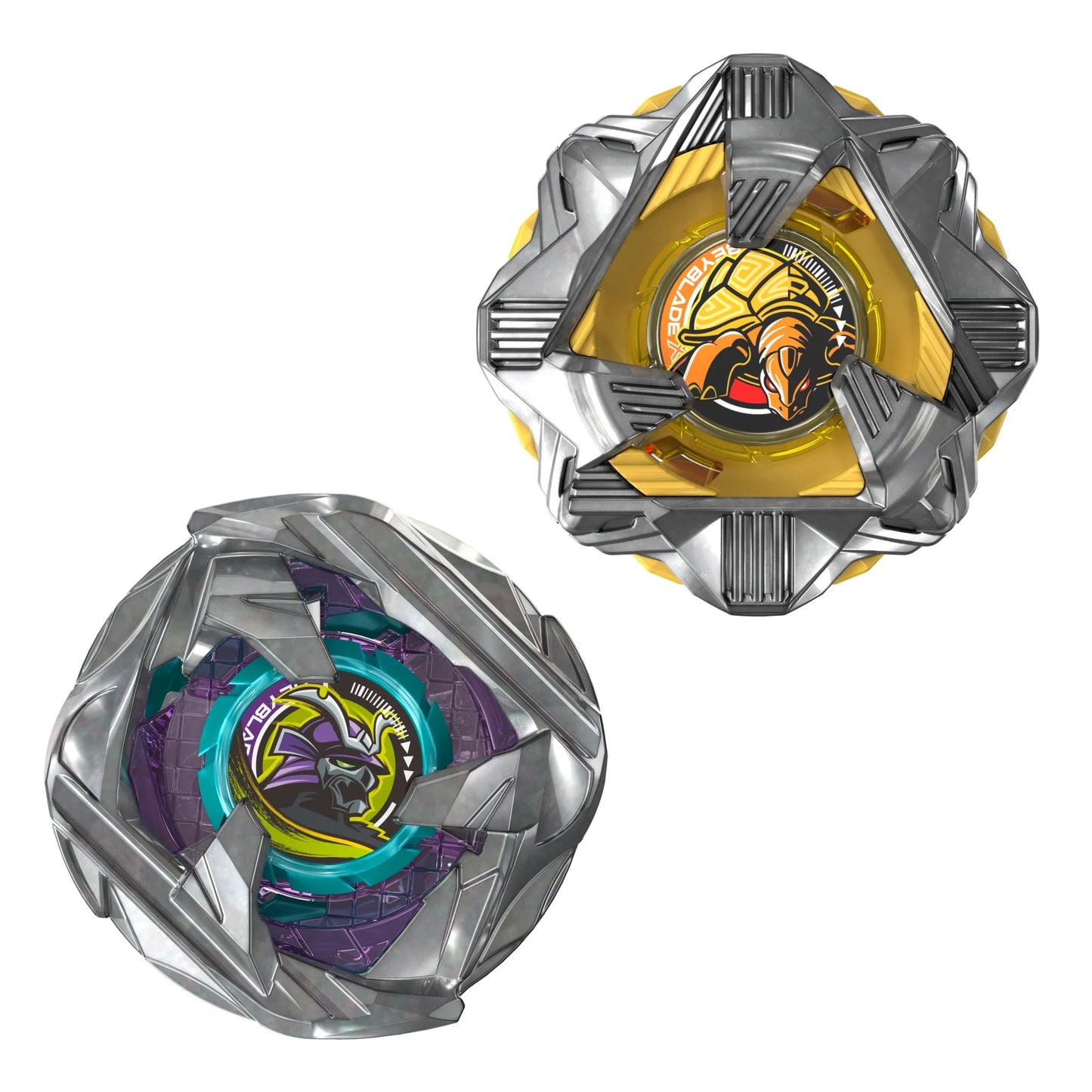 Beybalde X - Calibur Samurai BX and Obsidian Shell BX - Battle Tops - Dual Pack Set