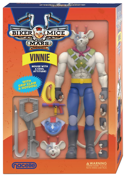 Biker Mice from Mars Vinnie 7-Inch Scale Action Figures