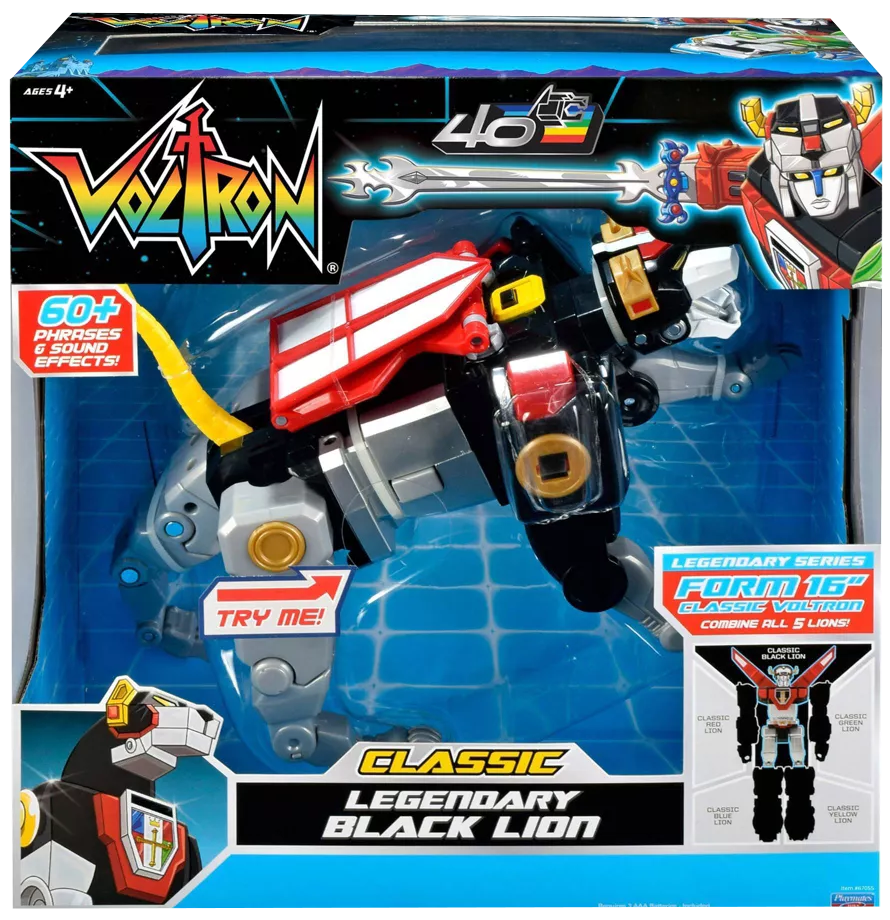 Voltron Classic Black Lion Action Figure