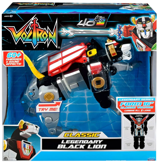 Voltron Classic Black Lion Action Figure