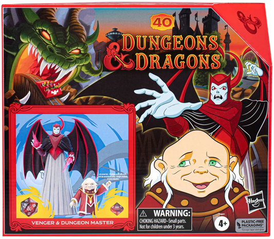 Dungeons & Dragons Cartoon Classics Scale Dungeon Master & Venger Action Figures 2pk (Target Exclusive)