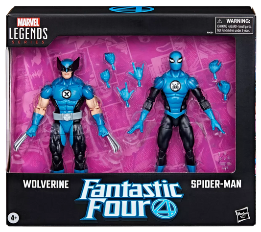 Marvel Legends Fantastic 4 Wolverine & Spider-Man 2PK is