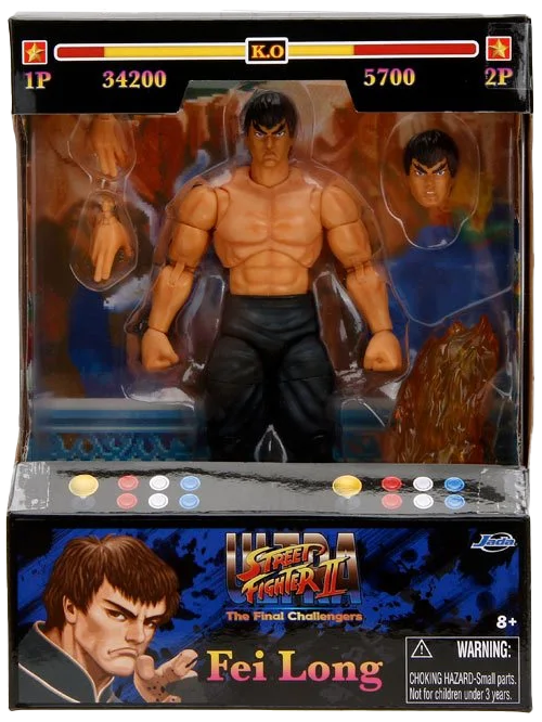 Ultra Street Fighter II - Fei Long - 6-Inch Action Figure