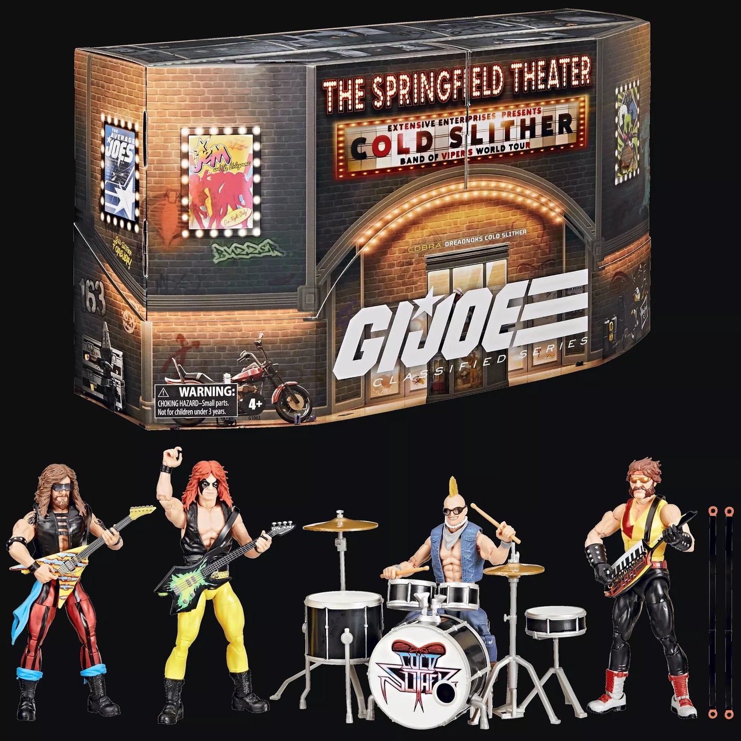 G.I. Joe - Classified Series - #163 - Dreadnoks Cold Slither: Band of Vipers Tour Commemorative Action Figure Set