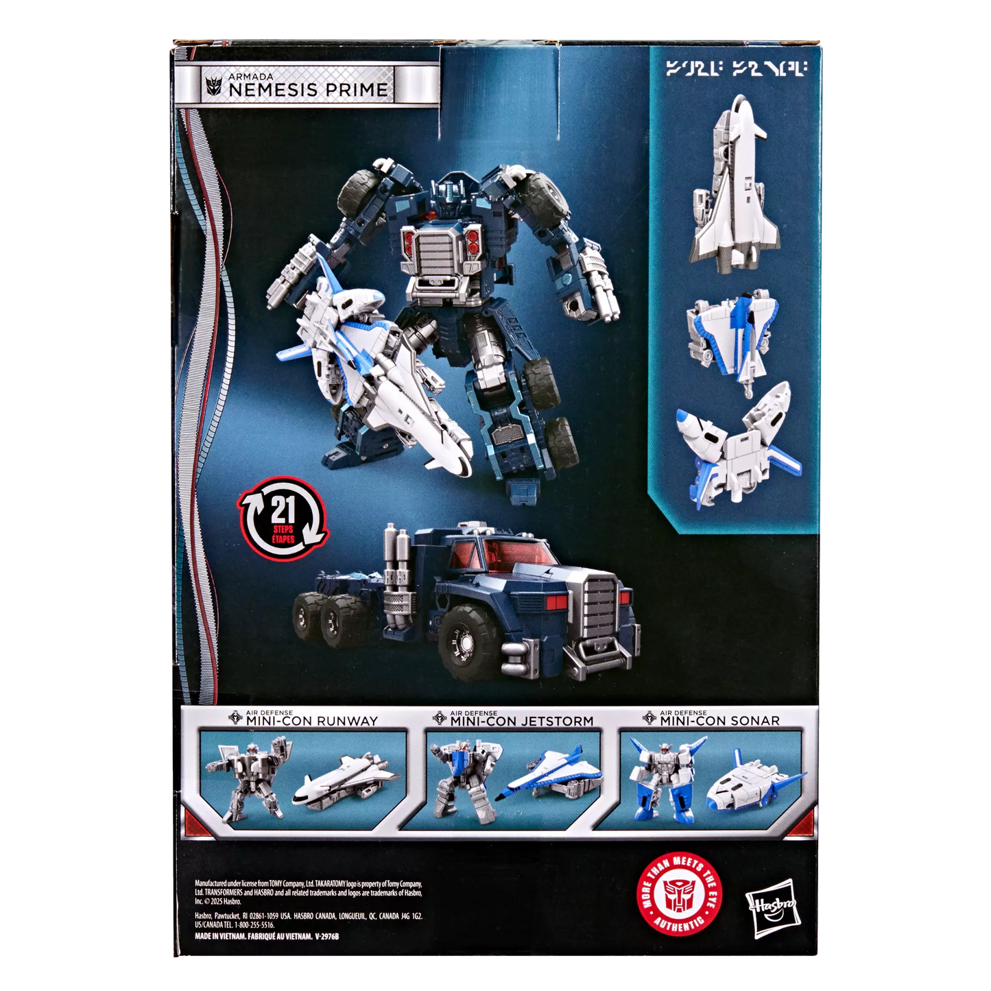 Transformers -  Generations - Armada Nemesis Prime & Air Defense Mini-Con Team