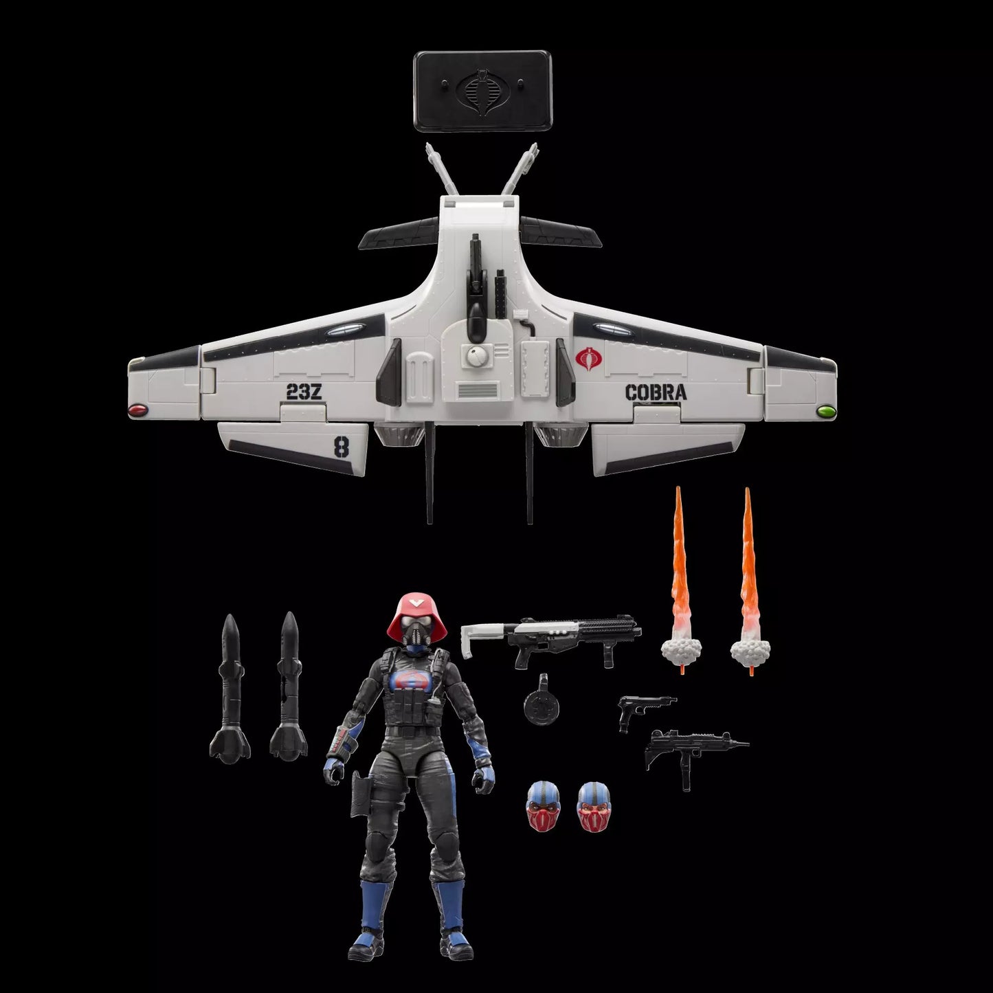G.I. Joe - Classified Series -  #152 - Cobra Pilot Action Figure & Cobra C.L.A.W.