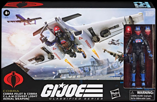 G.I. Joe - Classified Series -  #152 - Cobra Pilot Action Figure & Cobra C.L.A.W.